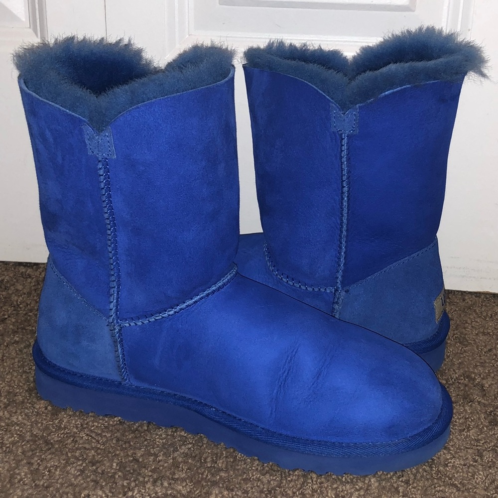 UGG Boots Royal Blue Custom Designed WORN ONCE - Picture 8 of 8